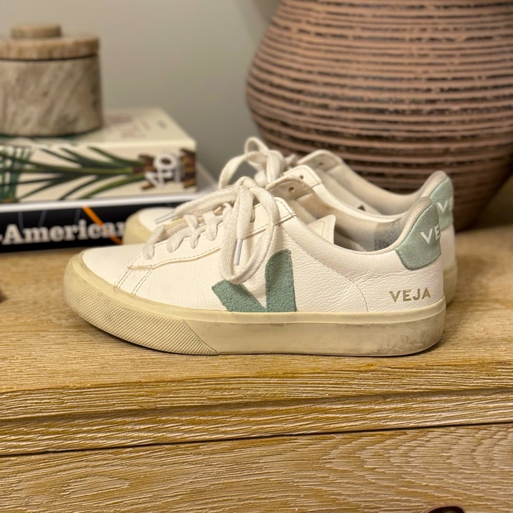 Green Vejas Sneakers